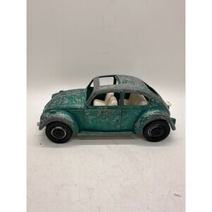Vintage Hubley Green VW Beetle Diecast/Metal/Plastic Car